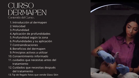 Curso online Dermapen + PDF+ Acceso a comunidad de alumnas