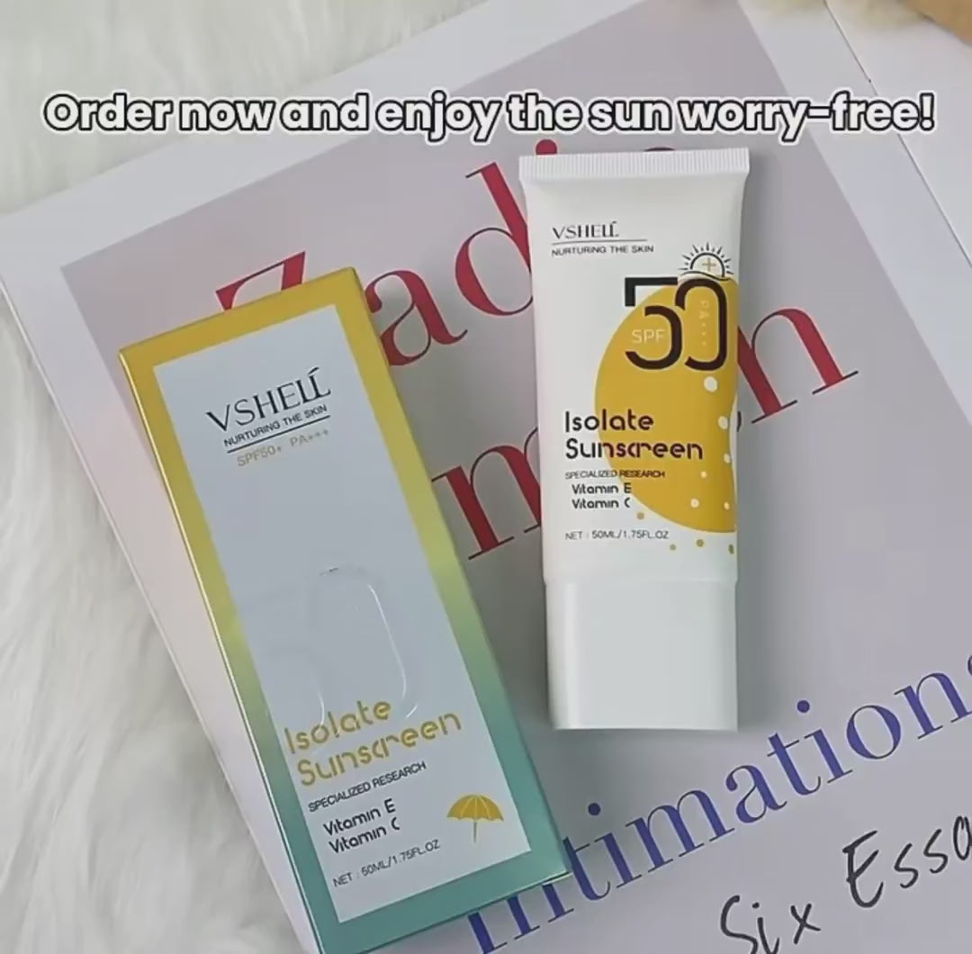 Vídeo del protector solar SPF 50+: textura y aplicación